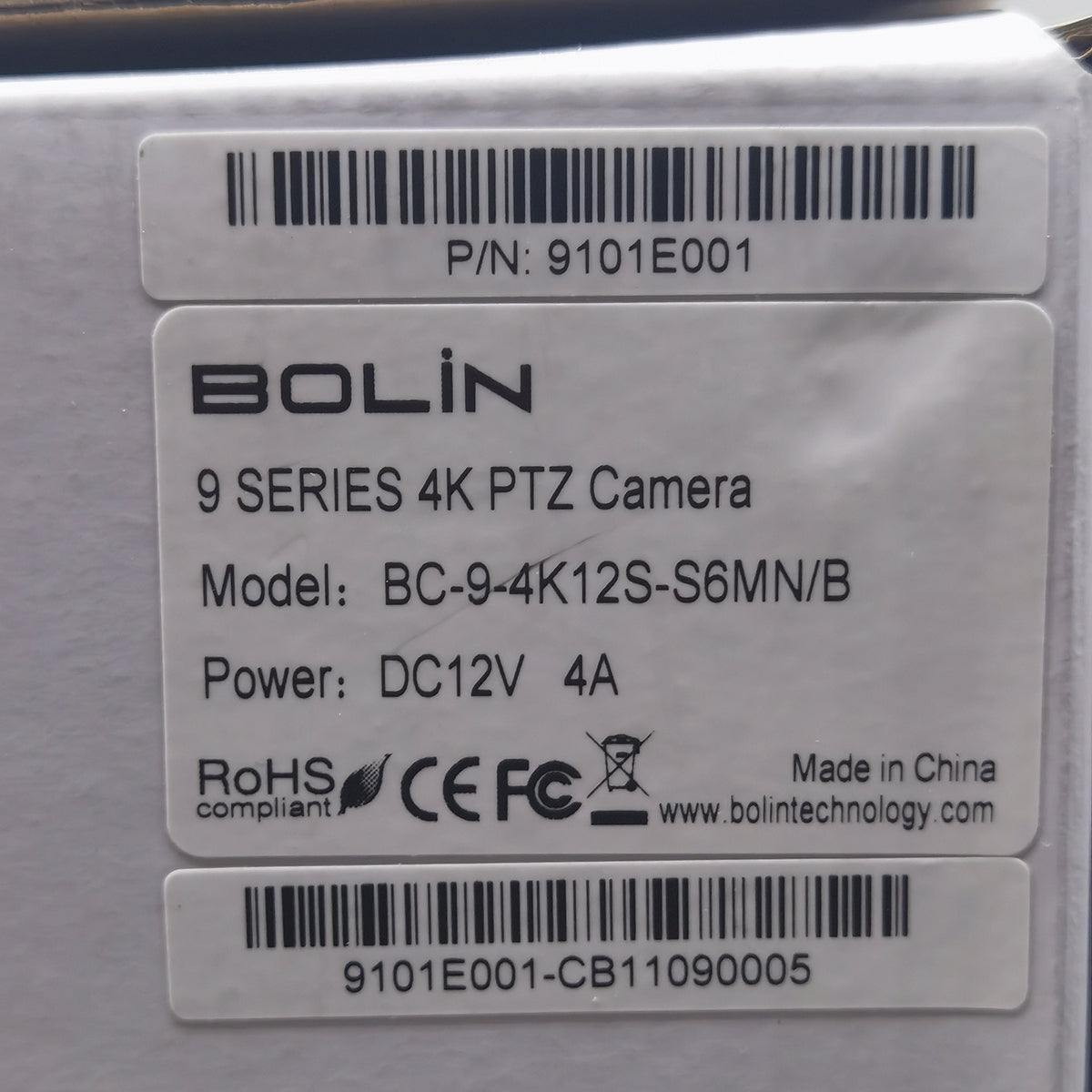 4K PTZ Camera 1″ CMOS Sensor (BC-9 SERIES) - Used Product